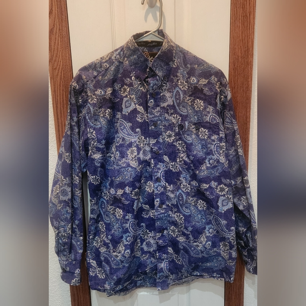 Vintage George Strait Wrangler Button Down Shirt